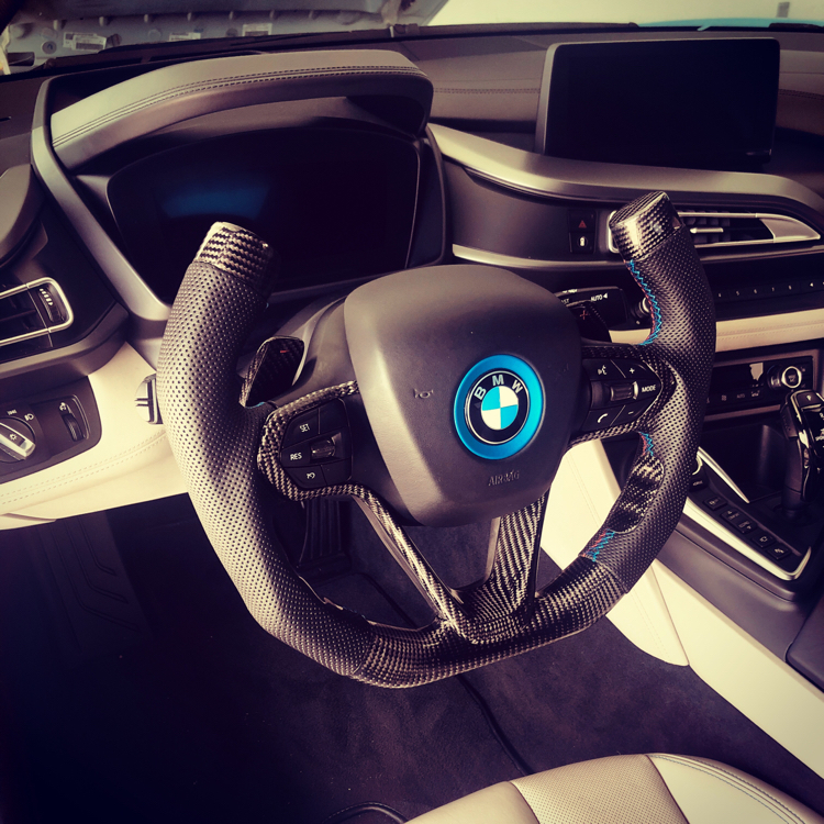 Bmw i8 custom steering wheel deals