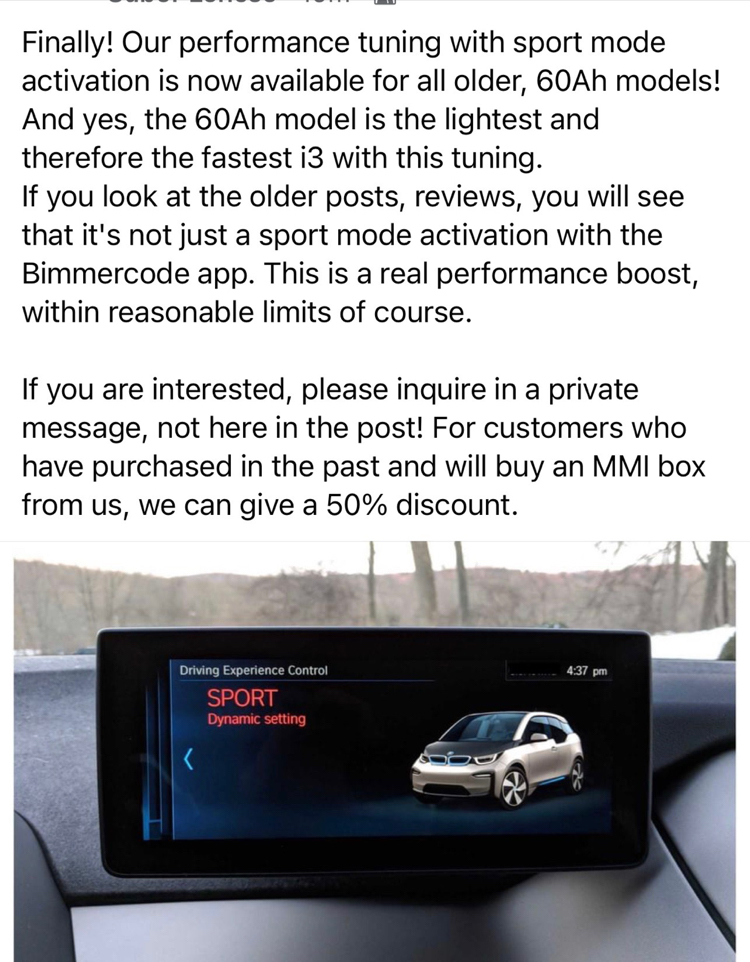 Bimmercode bmw i3 outlet